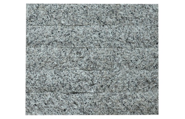 Granit-Verblender Bianco Sardo spaltrau